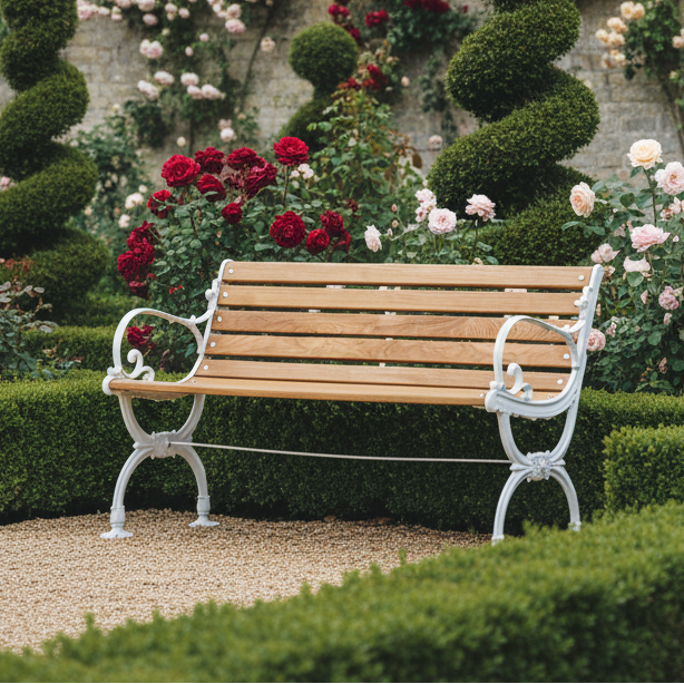 Cast Iron and Timber Benches